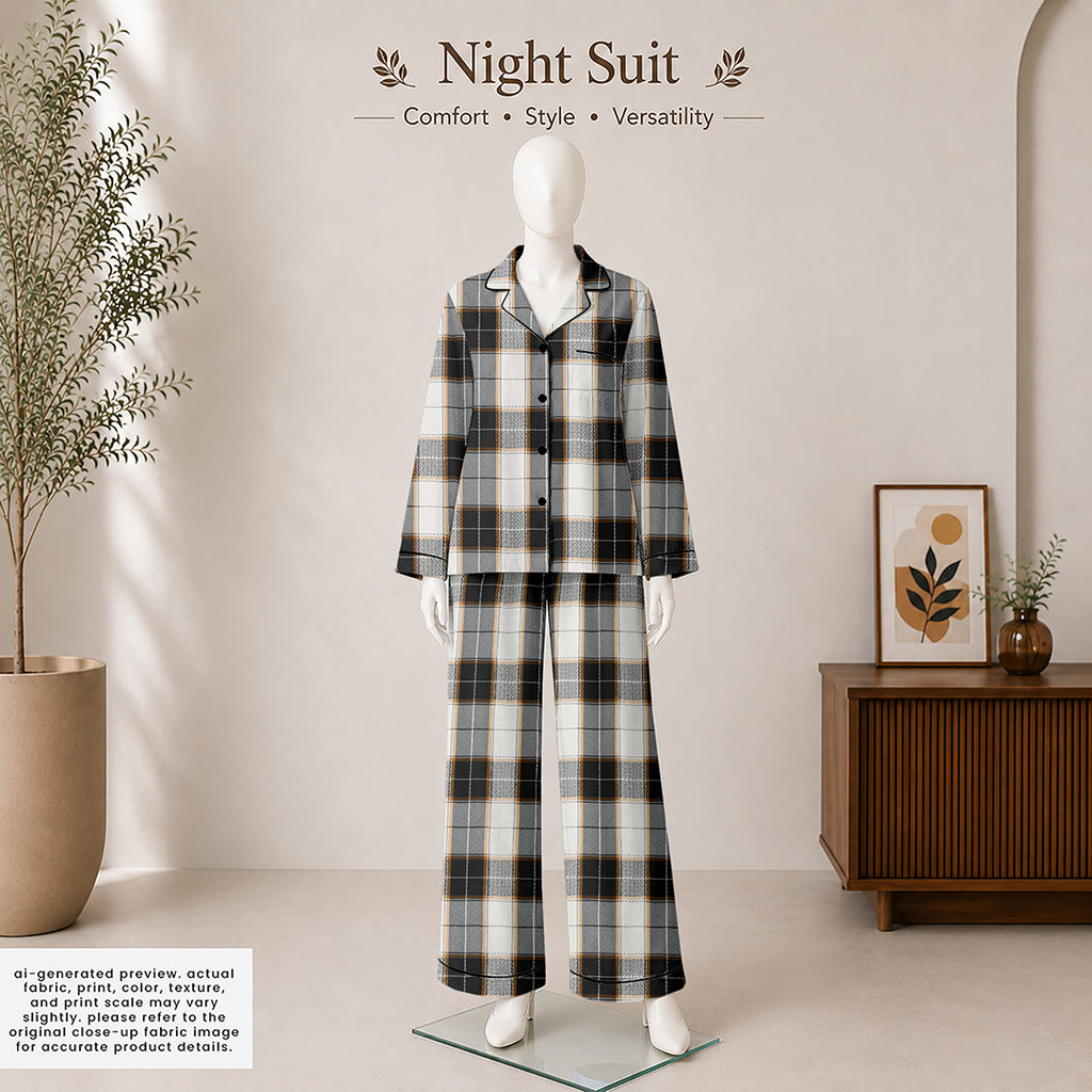 Mustard & Noir Classic Plaid