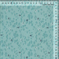 Aqua Ditsy Floral Vine
