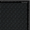 Charcoal Geometric Grid Print
