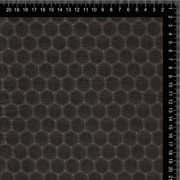 Charcoal Geometric Circle Dot