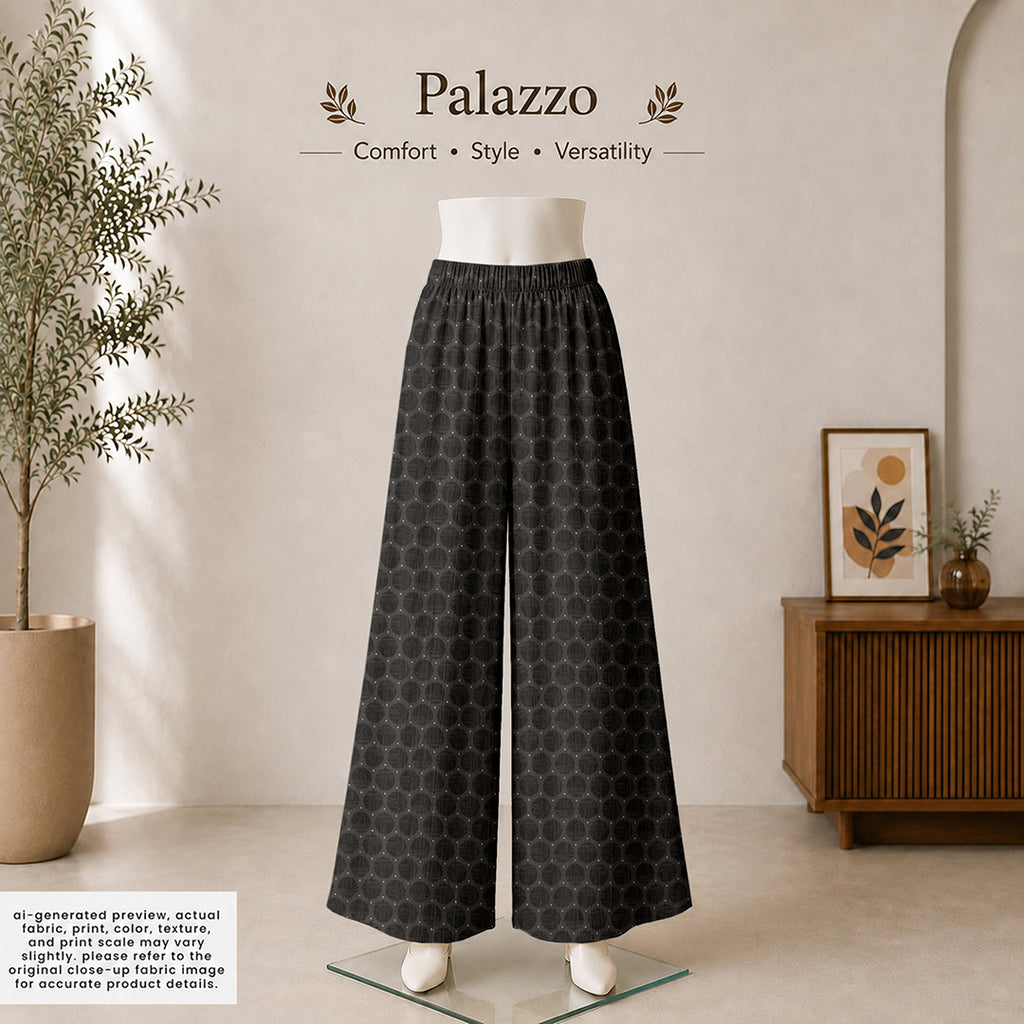 Charcoal Geometric Circle Dot