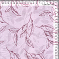 Lilac Botanical Leaf Sketch