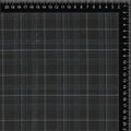 Black & Teal Dotted Windowpane Check