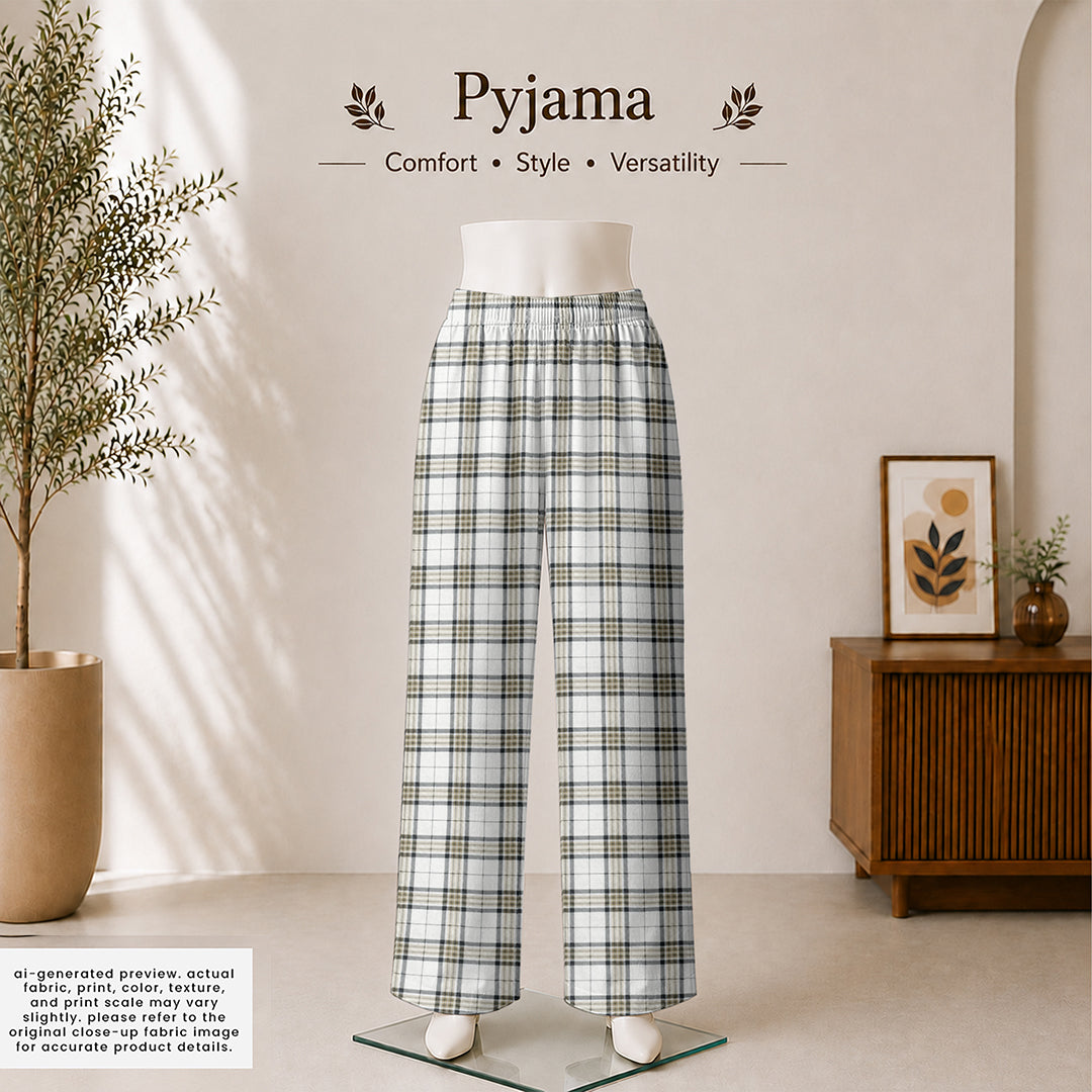 Beige & Grey Classic Plaid