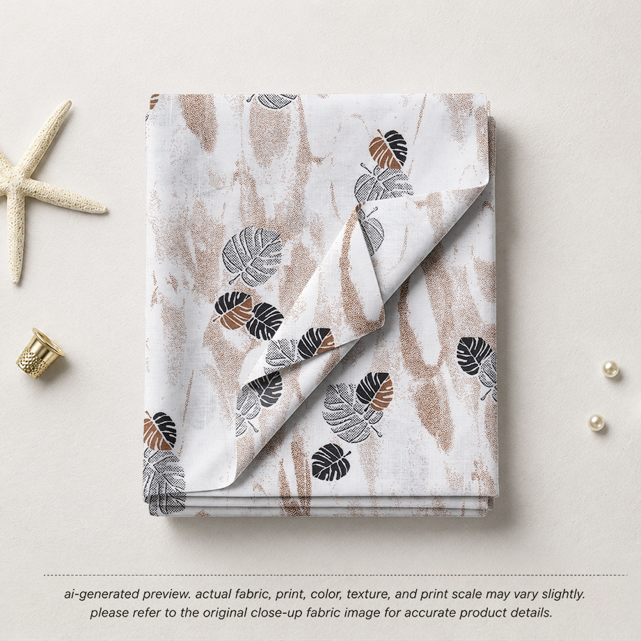 Rustic Monsoon Leaf Print