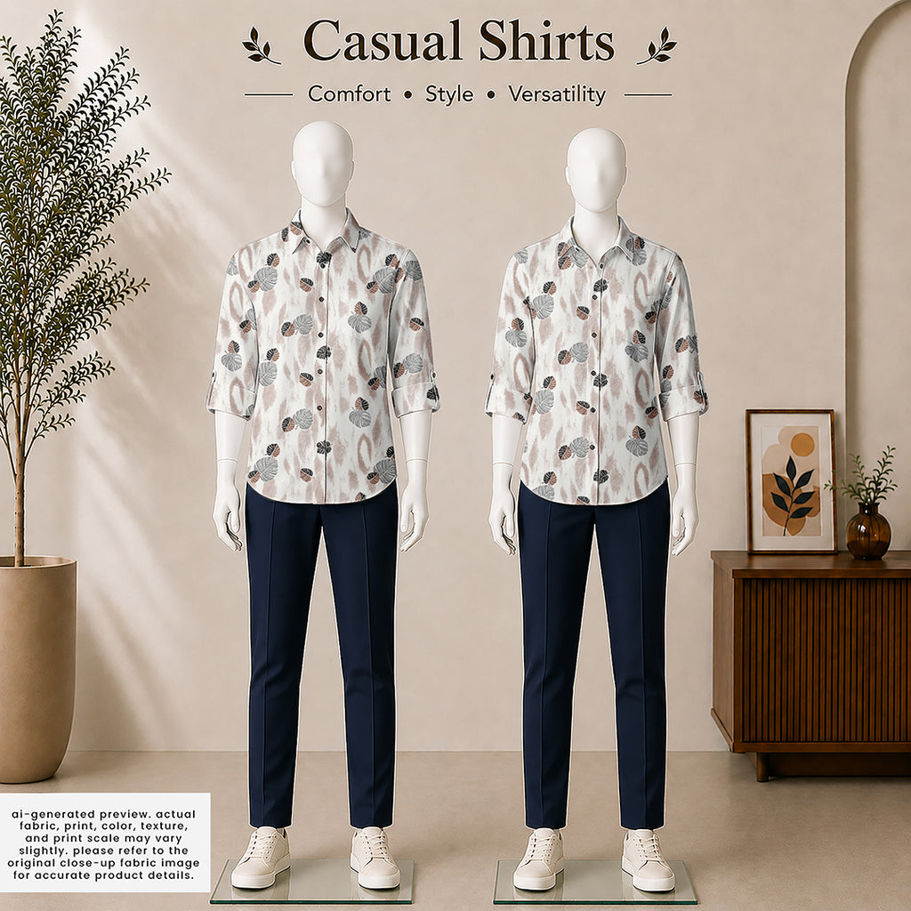 Rustic Monsoon Leaf Print
