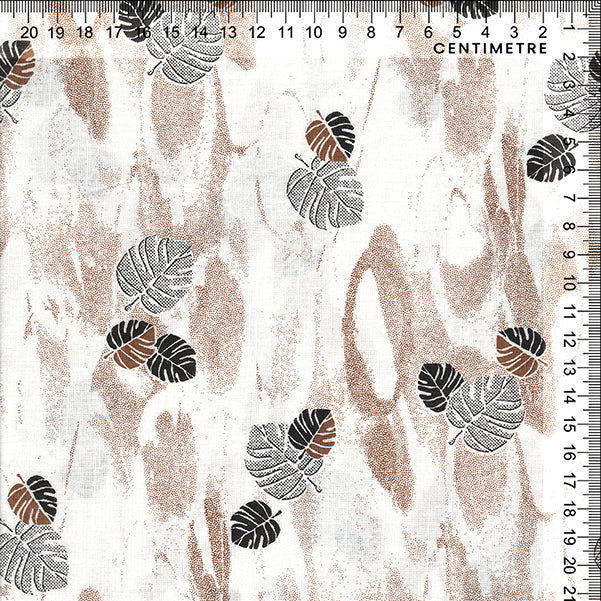 Rustic Monsoon Leaf Print
